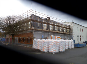 Bürozubau für die Firma JAFHOLZ