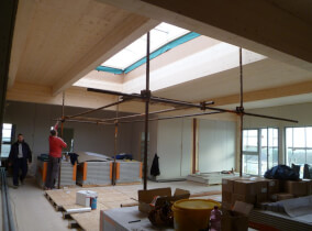 Bürozubau für die Firma JAFHOLZ