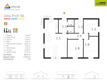 Bungalow Vela Profi 96